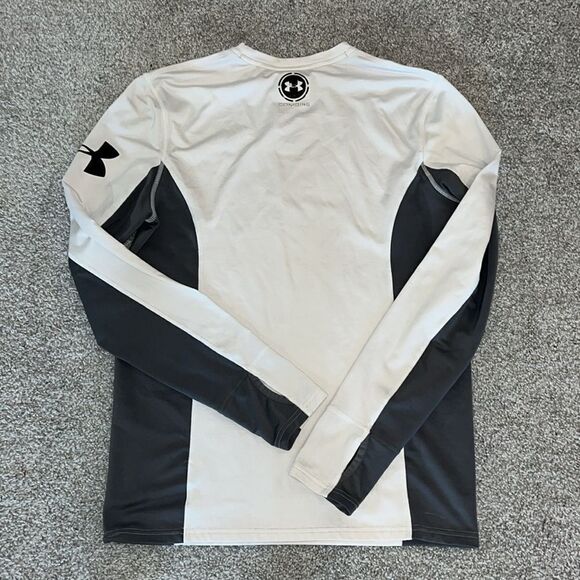 Under Armour NFL combine compression stretch work out shirt M MD thumb cut outs - Picture 5 of 5